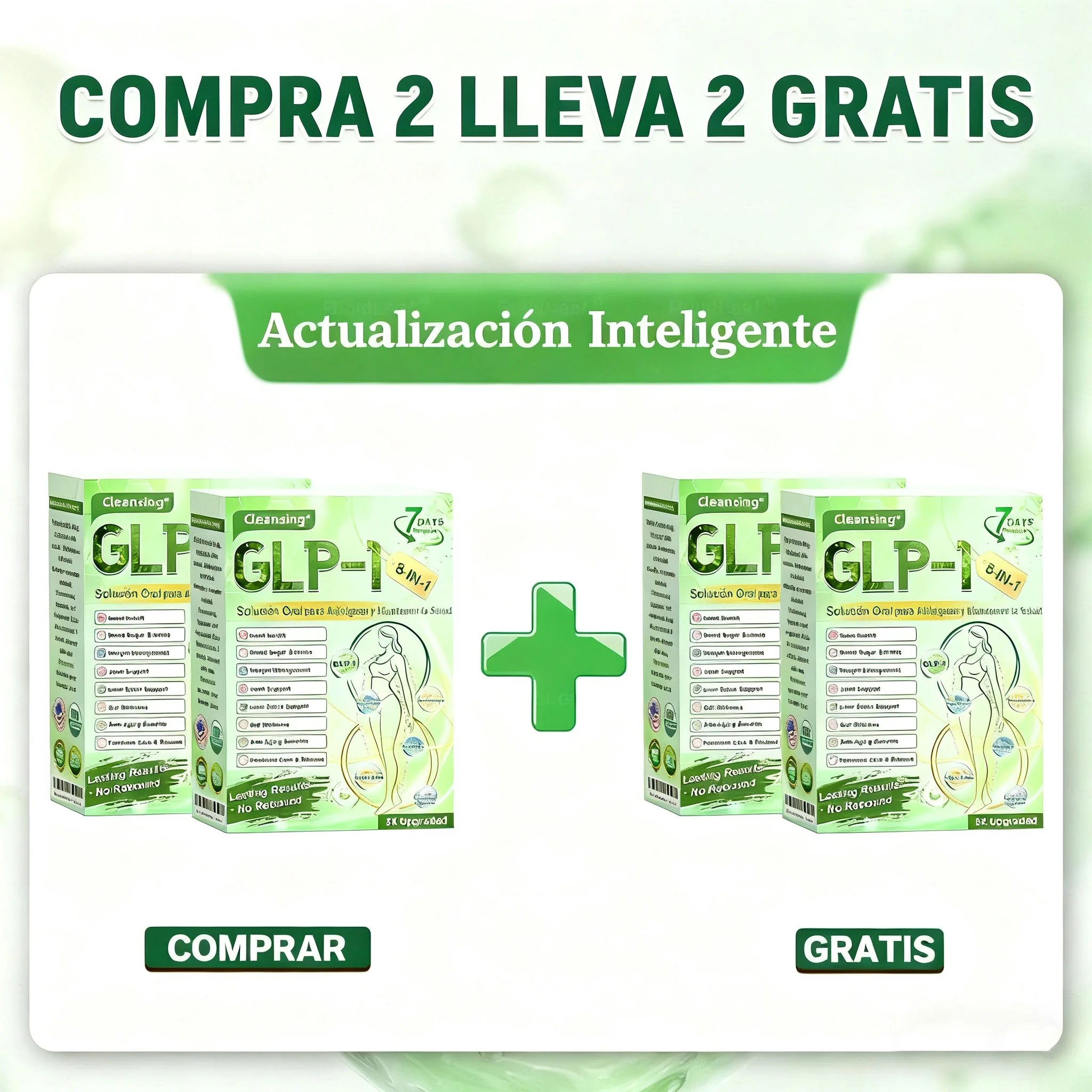 𝑪𝒍𝒆𝒂𝒏𝒔𝒊𝒏𝒈® 𝑮𝑳𝑷-1 8 𝒆𝒏 1 𝑭𝒊𝒕 & 𝑽𝒊𝒕𝒂𝒍 (𝒔𝒐𝒍𝒐 𝒖𝒏𝒂 𝒗𝒆𝒛 𝒂𝒍 𝒅𝒊́𝒂, 𝒄𝒂𝒎𝒃𝒊𝒐𝒔 𝒗𝒊𝒔𝒊𝒃𝒍𝒆𝒔 𝒆𝒏 7 𝒅𝒊́𝒂𝒔) √ 𝑷𝒂𝒓𝒂 𝒐𝒃𝒆𝒔𝒊𝒅𝒂𝒅, 𝒔𝒂𝒍𝒖𝒅 𝒄𝒂𝒓𝒅𝒊𝒐𝒗𝒂𝒔𝒄𝒖𝒍𝒂𝒓, 𝒅𝒊𝒂𝒃𝒆𝒕𝒆𝒔, 𝒂𝒑𝒏𝒆𝒂 𝒅𝒆𝒍 𝒔𝒖𝒆𝒏̃𝒐, 𝒔𝒂𝒍𝒖𝒅 𝒊𝒏𝒕𝒆𝒔𝒕𝒊𝒏𝒂𝒍, 𝒑𝒓𝒐𝒃𝒍𝒆𝒎𝒂𝒔 𝒂𝒓𝒕𝒊𝒄𝒖𝒍𝒂𝒓𝒆𝒔 𝒚 𝒎𝒂́𝒔 - Image 20